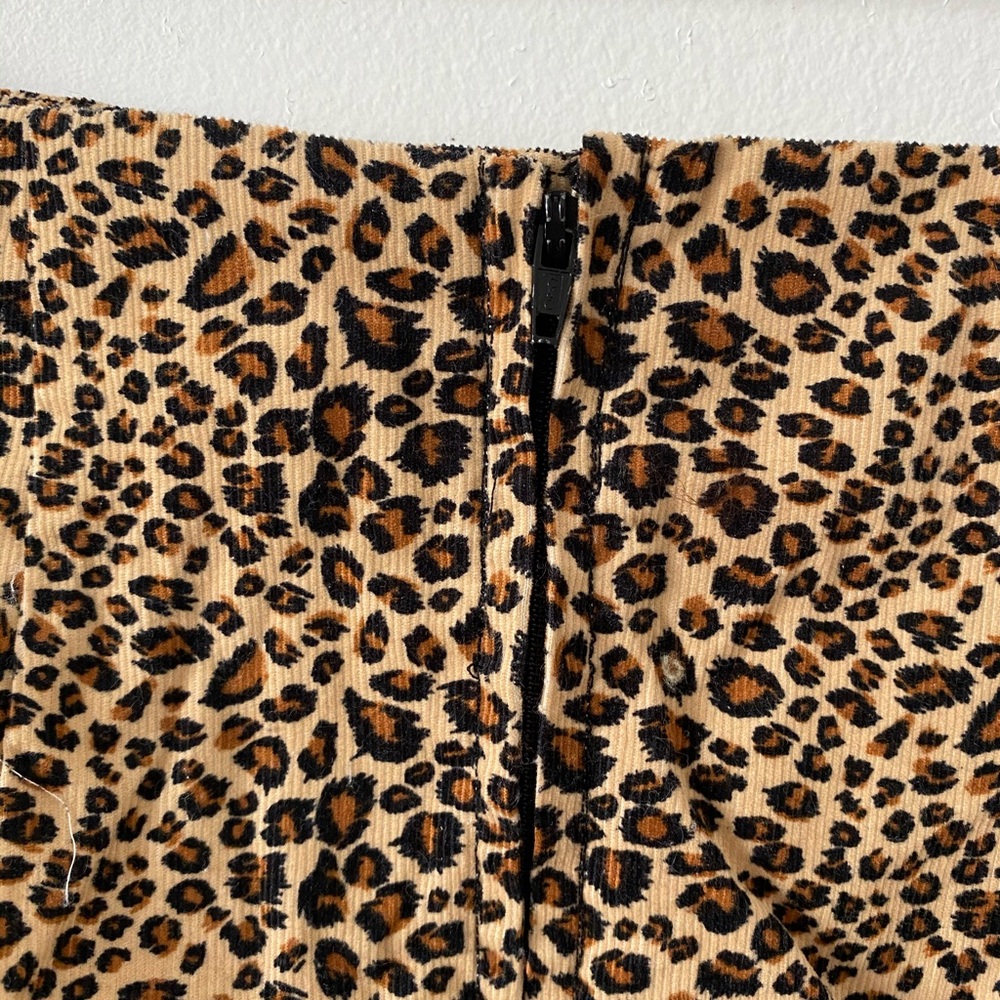 Vintage Leopard Mini Skirt - Picture 3 of 3
